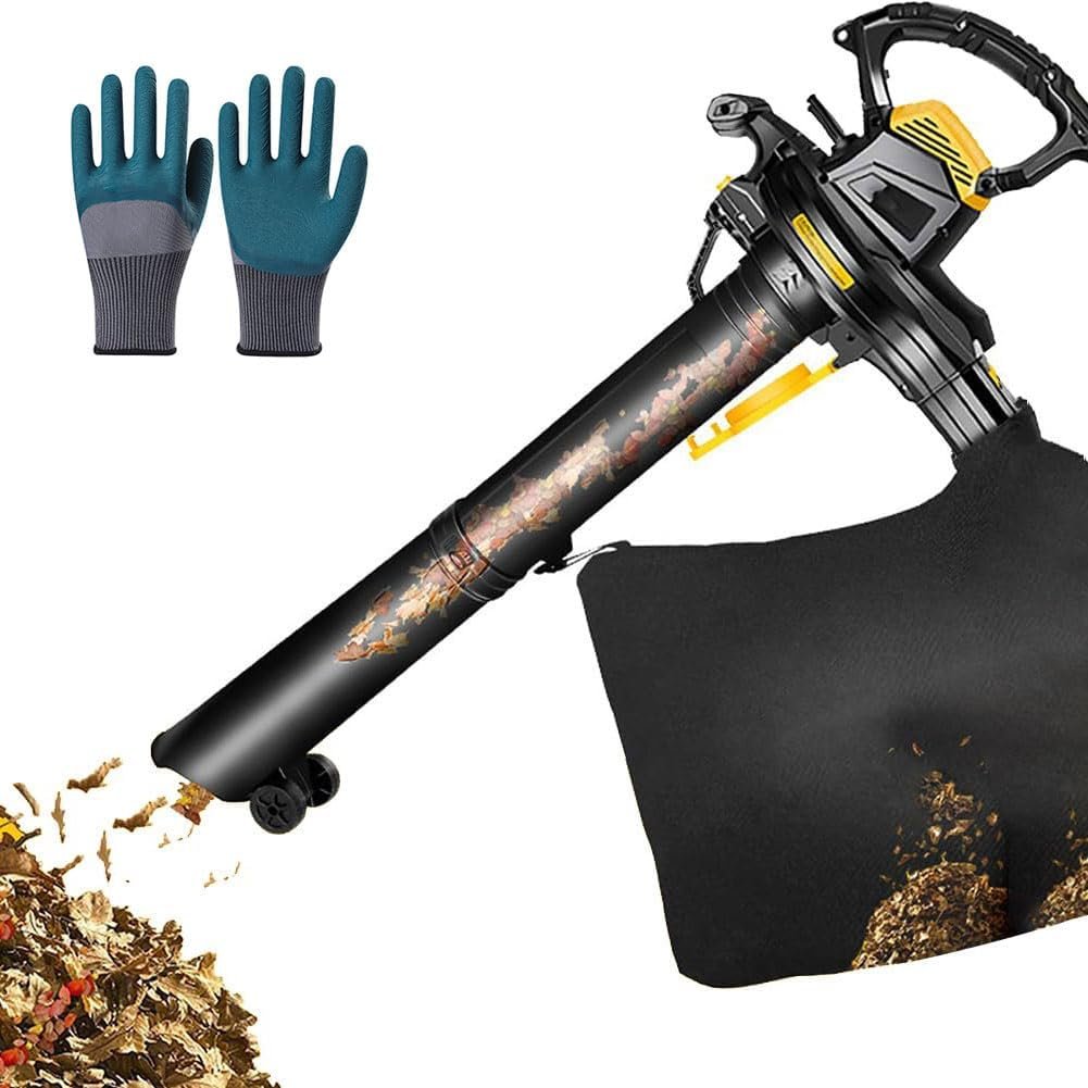 Générique Sauflandes de Jardin déchiqueteurs et aspirateurs souffleur avec 6 Vitesses Sac de Collecte de 40 litres Vide de Jardin 3 en 1 Ma boutique Ma boutique