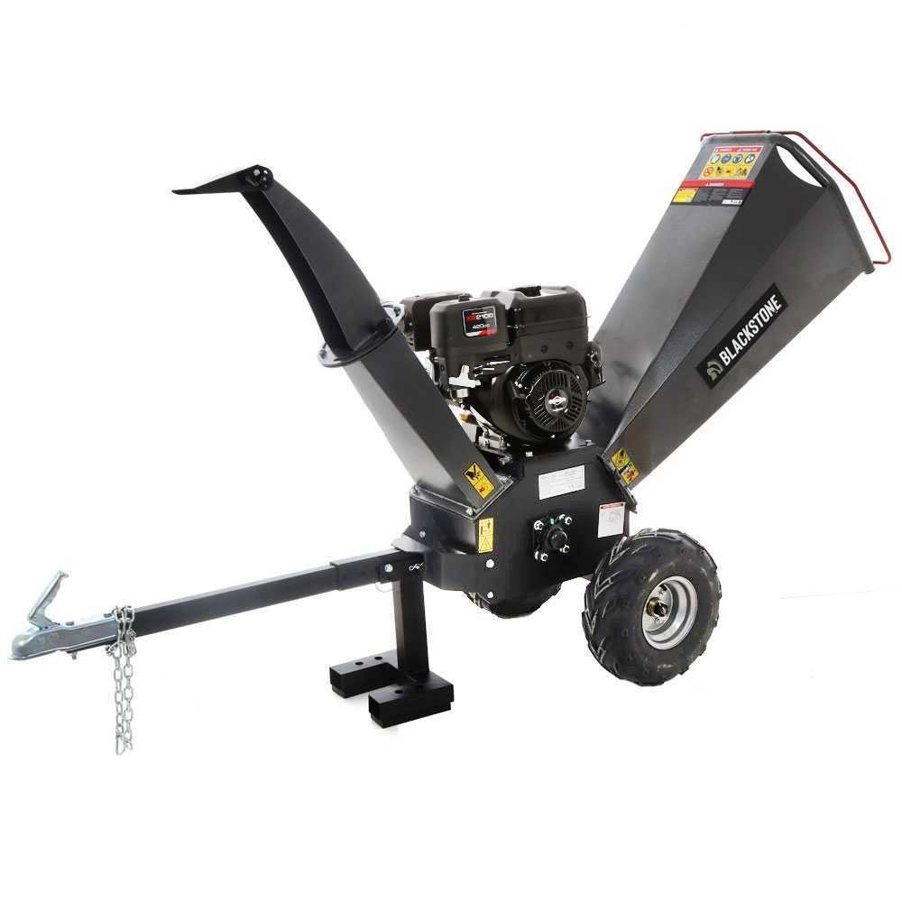blackstone bc 1500 bse broyeur de branches thermique moteur b&s xr2100 de 13.5 cv
