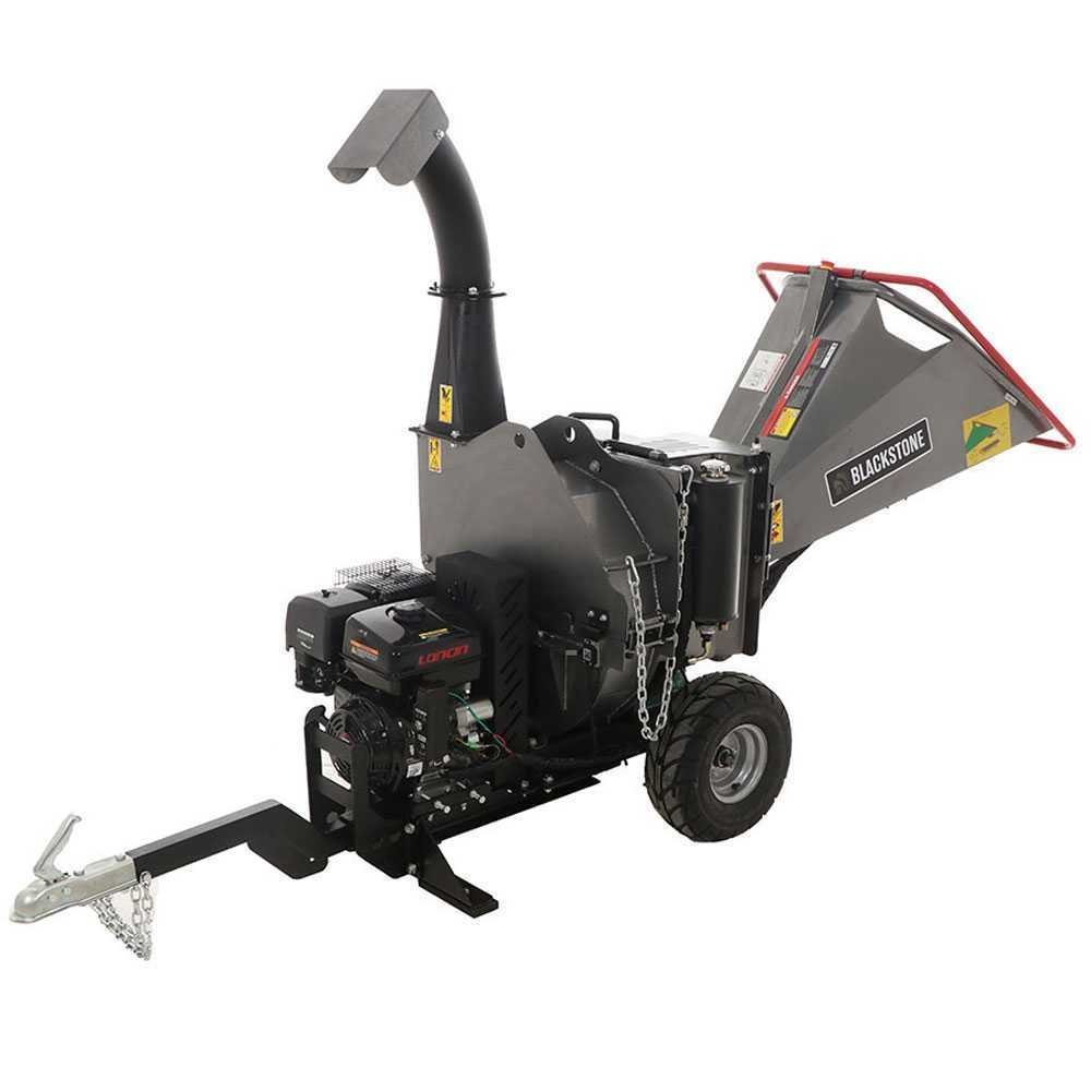 blackstone bsfc 1600 le broyeur de branches thermique tractable moteur à essence loncin