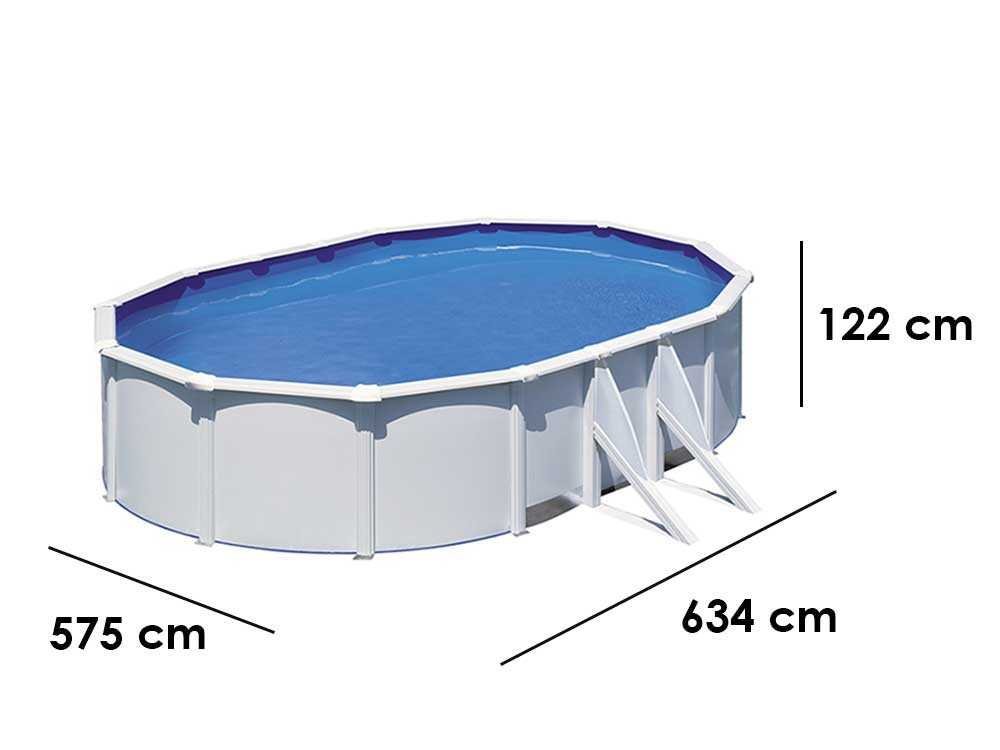 gre fidji ovale 610x375x120cm piscine hors sol en acier gre fidji ovale 610x375x120cm piscine hors sol en acier