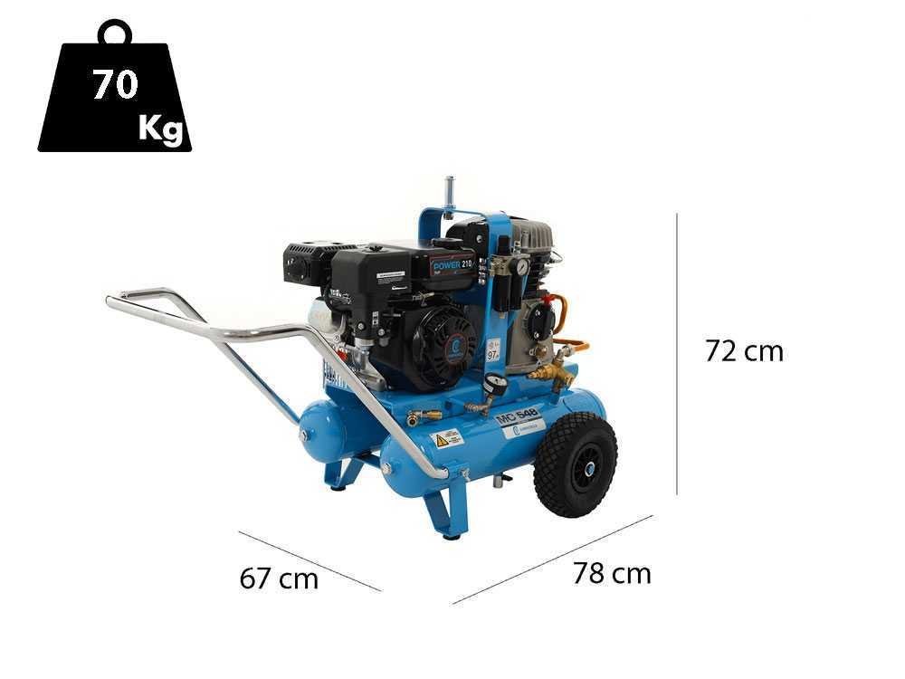 motocompresseur thermique campagnola mc 548 moteur à essence 7 cv motocompresseur thermique campagnola mc 548 moteur à essence 7 cv