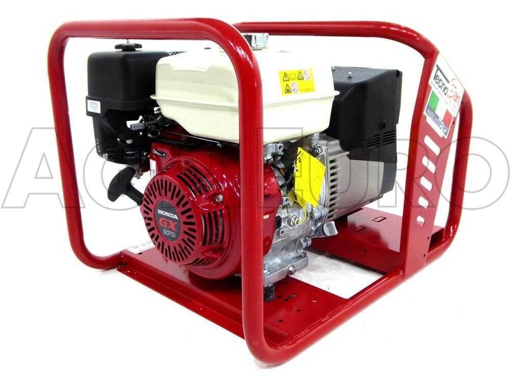 tecnogen h5000 avr groupe électrogène 3.6 kw monophasé honda gx 270 alternateur italien tecnogen h5000 avr groupe électrogène 3.6 kw monophasé honda gx 270 alternateur italien